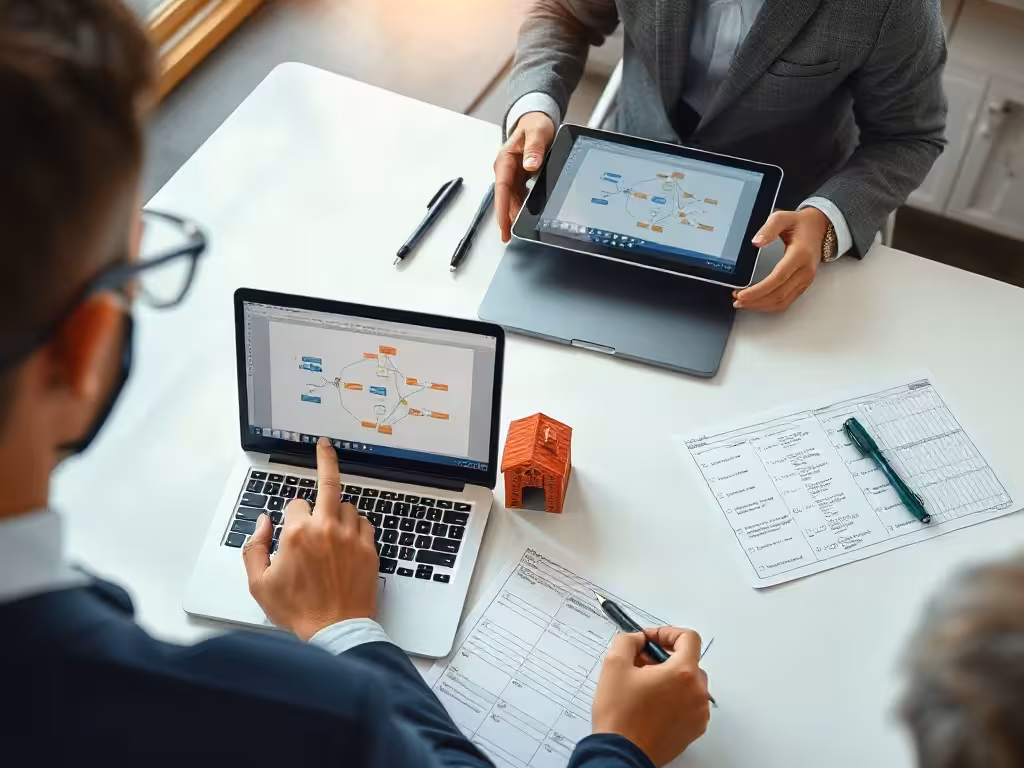 Critères de sélection d'une agence Make à Toulouse autour d'un workflow automatisé.